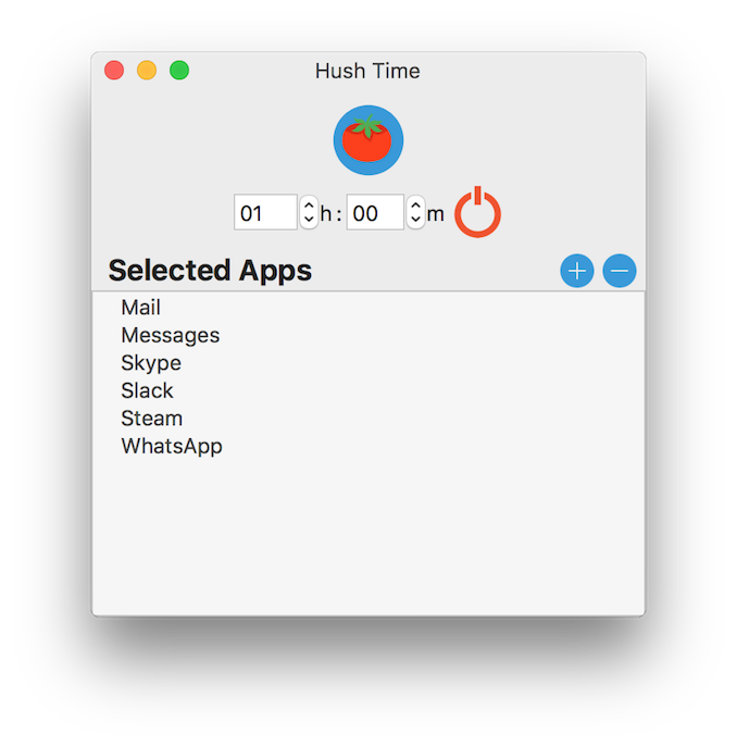 Hush Time macOS App