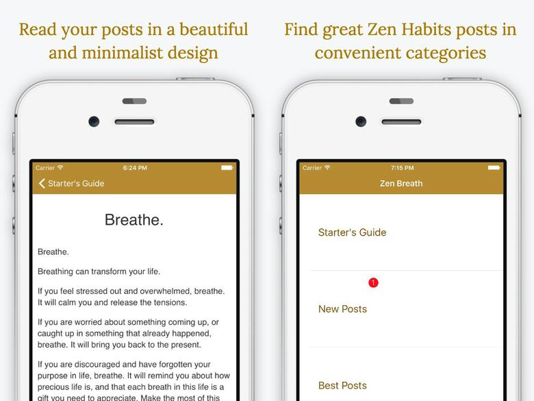 Zen Breath iOS App