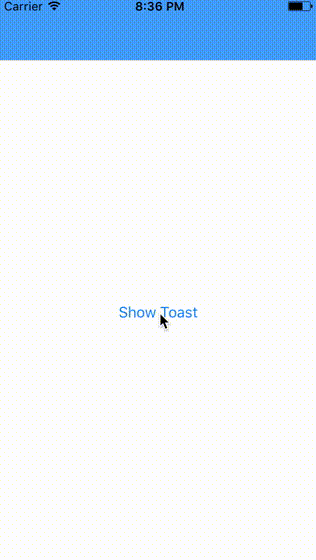 iOS: Animating your own toast view - The Coded Self